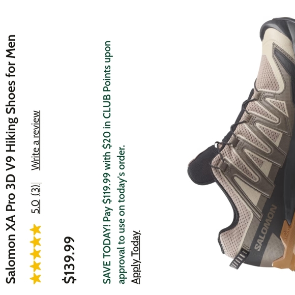 Salomon Pro Olive Hiking Trail Shoes men's sz 10 - Picture 6 of 14